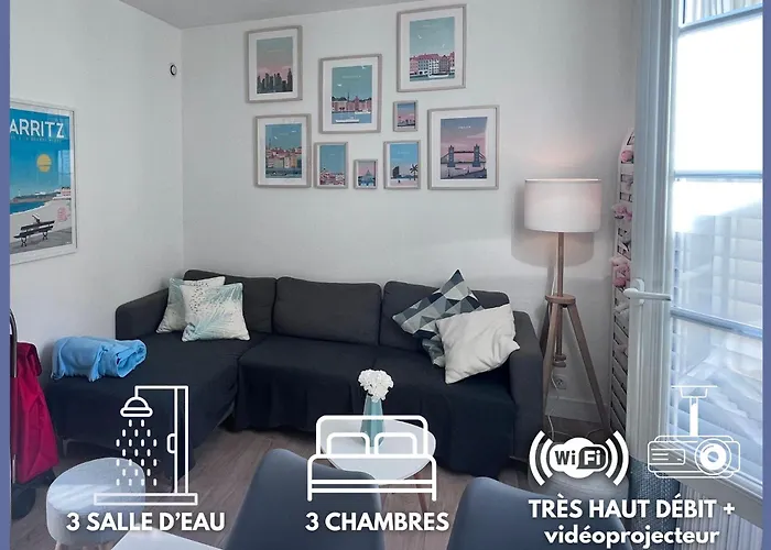 Chalet basque 6 couchages centre ville Biarritz